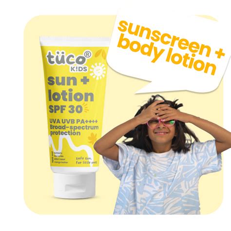 Tuco Kids 2-in-1 Lotion & Sunscreen SPF 30 | Lightweight, Non-Greasy ...