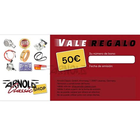 50€ gift voucher to print out yourself buy spare parts