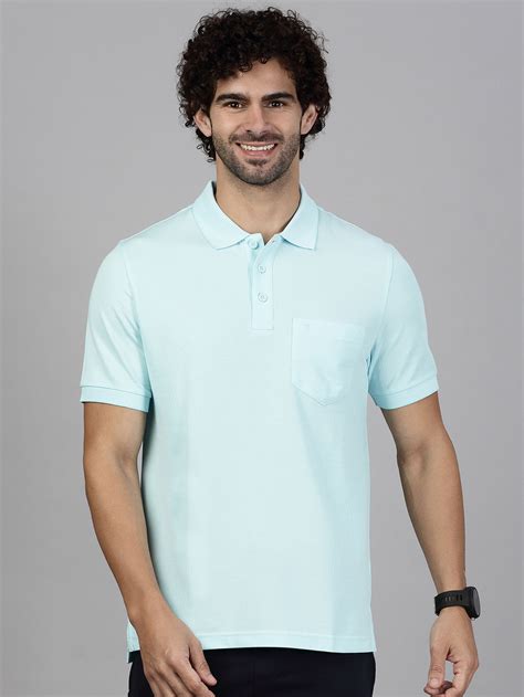 Unibro Men Aqua Blue T-shirt and Black Shorts Combo