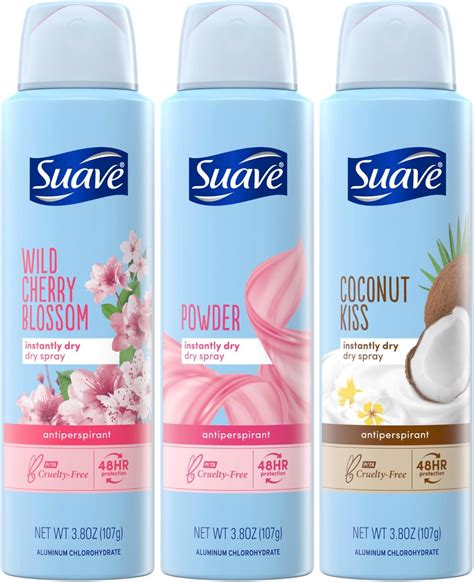 Amazon.com : Suave Deodorant for Women, Dry Spray Antiperspirant ...