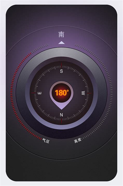 UI-指南针|UI|图标|lvjianhua555 - 原创作品 - 站酷 (ZCOOL)