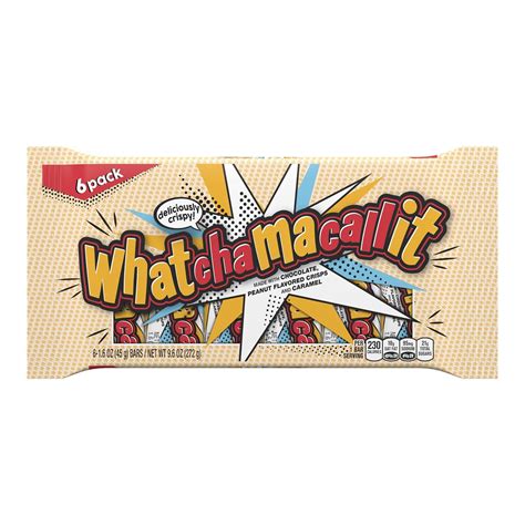 WHATCHAMACALLIT, Chocolate and Caramel Over Peanut Flavored Crisps ...