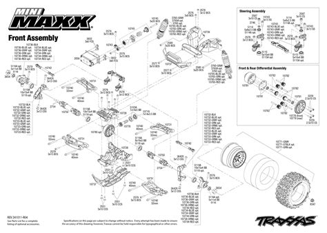 Ringdrev & Piniondrev Diff Bak Mini Maxx/XRT