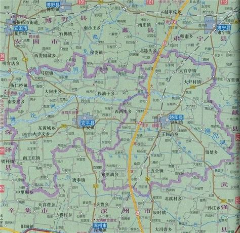安平地图高清版大图下载-衡水市安平县地图全图最新版 - 极光下载站
