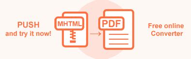 Mhtml File to PDF 的图像结果