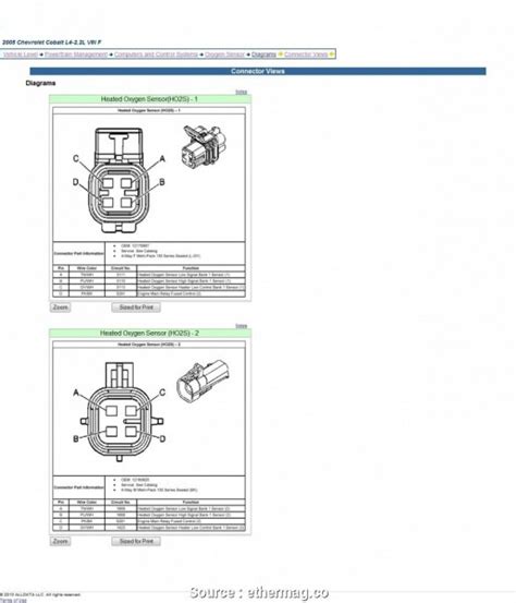 Image result for Ford O2 Sensor Wiring Diagram