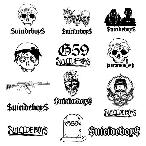 Suicide Boys Decals SVG PNG Design Bundle, Suicide Boys Svg Bundle ...