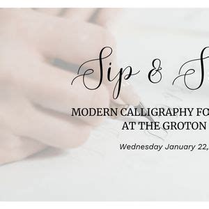 Sip & Script at The Groton Inn, 128 Main Street, Groton, MA, United ...