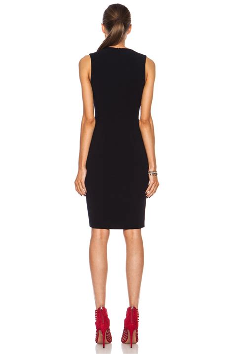 Prabal Gurung Asymmetric Seamed Sheath Poly Dress in Paintbrush Print ...