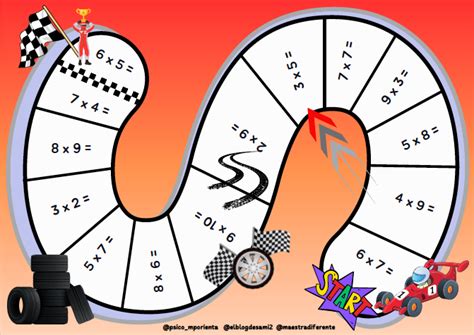 Carreteras matemáticas - Aula en Juego