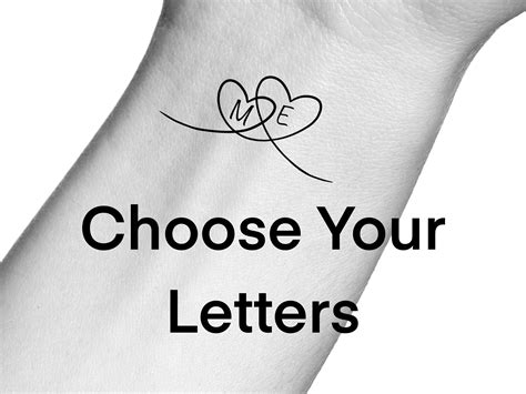 Interlocking Letter Tattoos