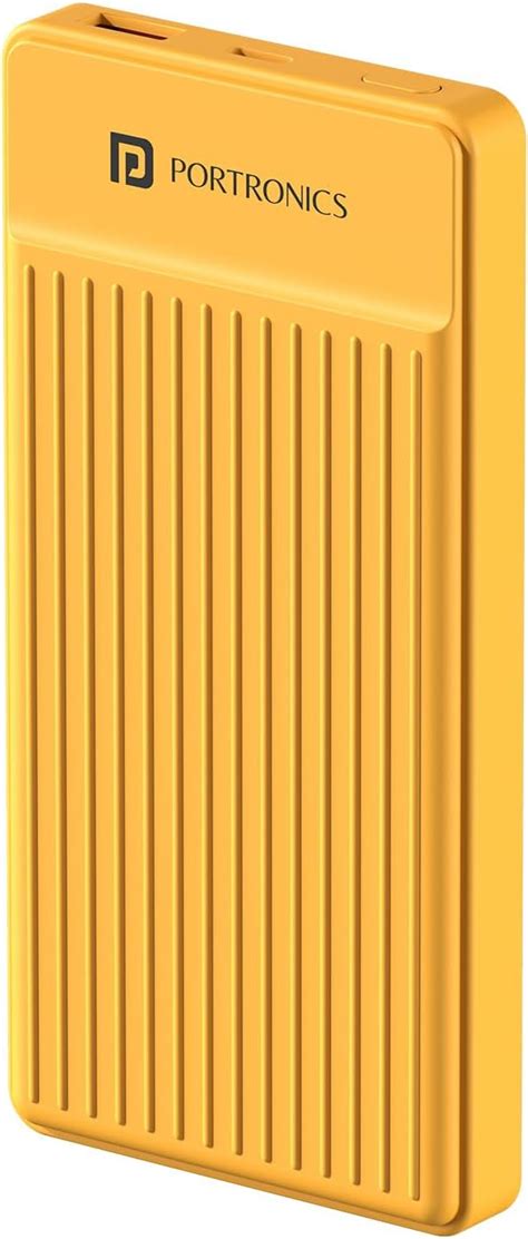 Portronics Luxcell B12 10,000mAh Ultra Slim Power Bank with USB-A ...