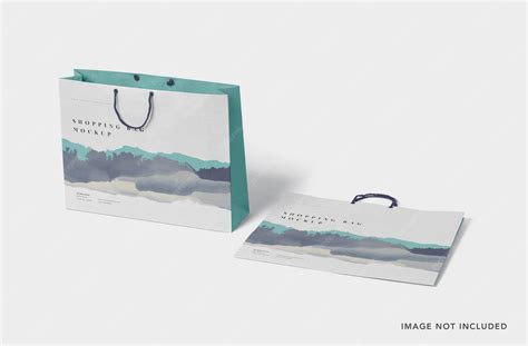 Premium PSD | Gifts and Grocery Carrying Bag Mockup
