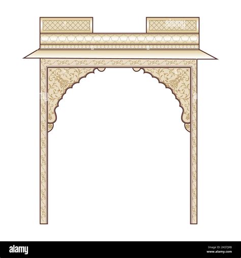 Mughal style painting Stock Vector Images - Alamy