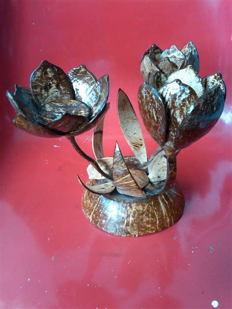 Decorative Items Using Coconut Shell 的图像结果