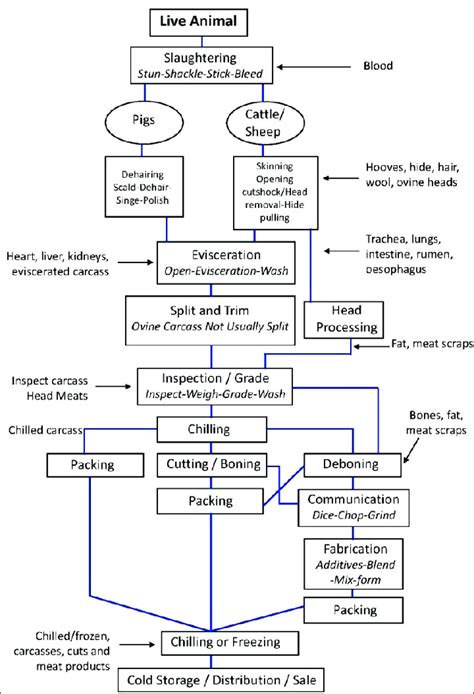 Image result for Beef Processing Flow Chart