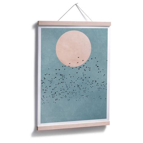 Poster Kubistika - Moon | wall-art.com