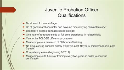 PPT - Juvenile Probation Officer PowerPoint Presentation, free download - ID:8805726
