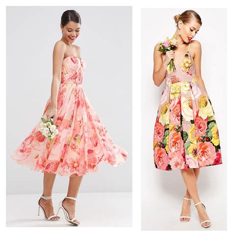 Brooklyn Designs: FLORAL PATTERNED BRIDESMAID DRESSES