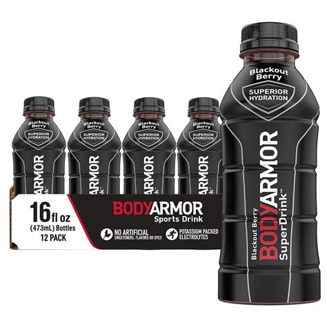 Amazon.com : BODYARMOR Sports Drink Sports Beverage, Blackout Berry ...