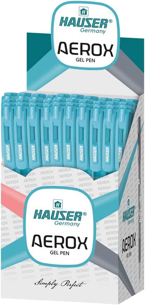 Hauser Aerox Gel Pen Wallet Pack | 0.6 mm Tip Size | Sturdy Refillable ...