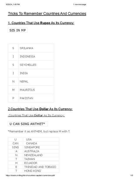 Country Capital Tricks