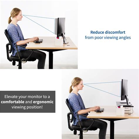 Buy VIVO 39 inch Extra Long Monitor Stand, Wood & Steel Desktop Riser ...