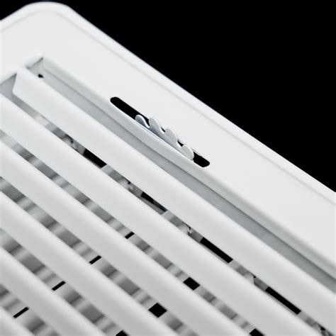 4" x 10" Floor Register with Louvered Design | Heavy Duty Walkable Des ...