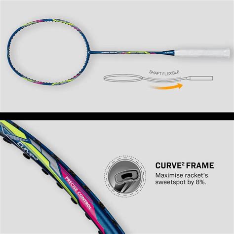 Hundred Powertek 2000 Pro Badminton Racquet-Navy – Sportswing.in