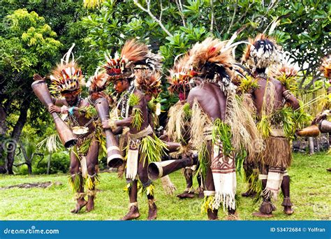 Ritual Dance in Papuan Tribe Editorial Stock Image - Image of folk ...