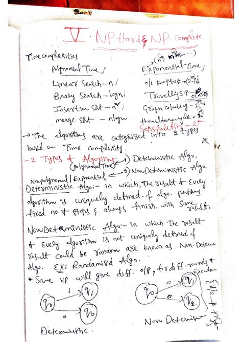 DAA Unit 5 Mam notes - Design and Analysis of Algorithms - Studocu