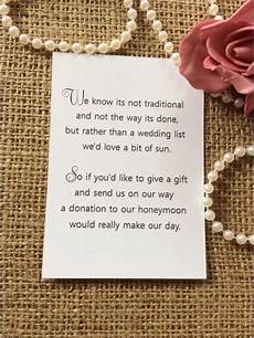Gift Poems For Weddings by 25 50 Wedding Gift Money Poem Small Cards Asking For Gift Poems For Weddings