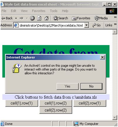 Get Data From Excel Using JavaScript 的图像结果