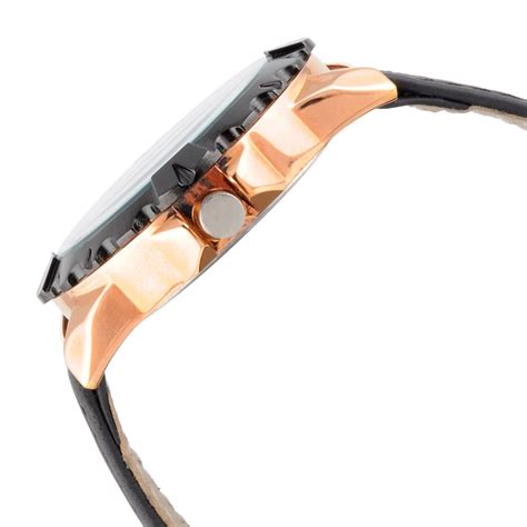 Buy Tan Color Leather Strap Multi Function Wrist Watch - TZARO