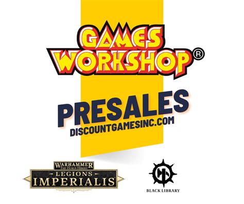 Games Workshop 12/02/2023 Presales - Discount Games Inc