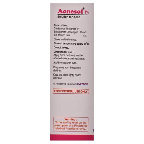 Acnesol Lotion | Uses, Side Effects, Price | Apollo Pharmacy
