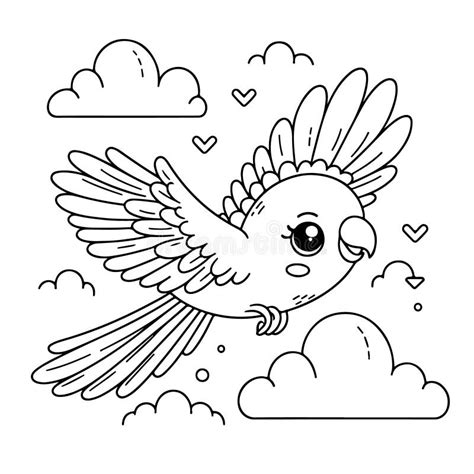 Image result for Simple Parrot Cartoon Drawing