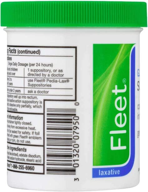 Fleet Glycerin Suppositories 50 ct (1-Pack) - Fast Relief for Constipation | Buy Now with ...