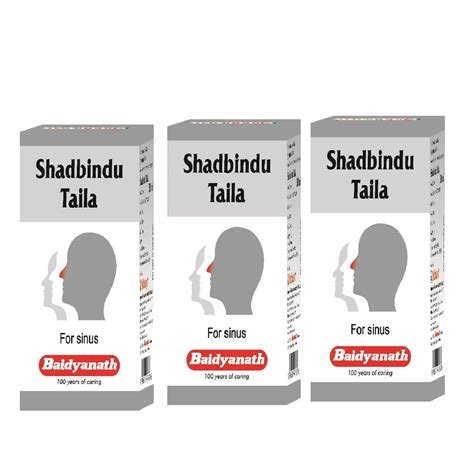 Buy Baidyanath Asli Ayurved Shadbindu Tel Pack Of 3 (50 ml. each) - For ...