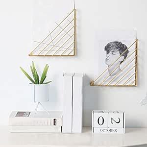 Urban Hamlet Wall Mounted Metal Wire L Shape Shelve for Magazine, Books ...