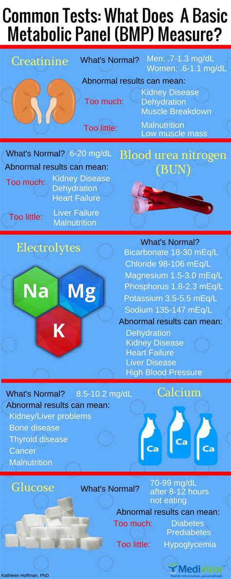 Image result for BMP Basic Metabolic Panel Normal Range