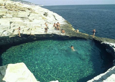 Giola a great natural swimming pool with emerald green waters | GooGreece