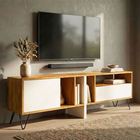 FFO TV Unit 180 cm 6ft | TV Unit 75 Inch+ for Living Room | TV Cabinet ...