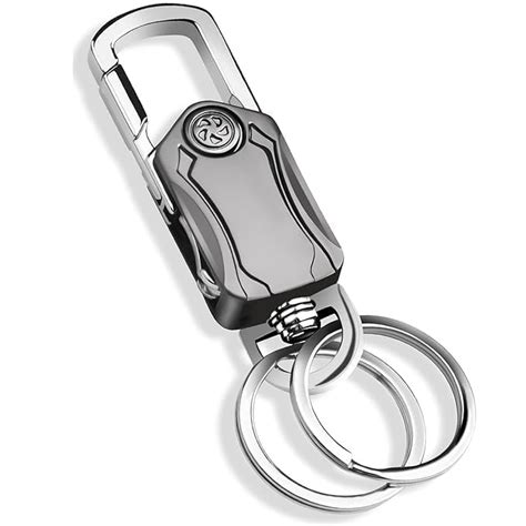 2heet Multifunctional 5-in-1 Heavy-Duty Dual Ring Keychain with Cutter ...