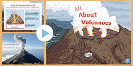 All About Volcanoes Information PowerPoint (teacher made)