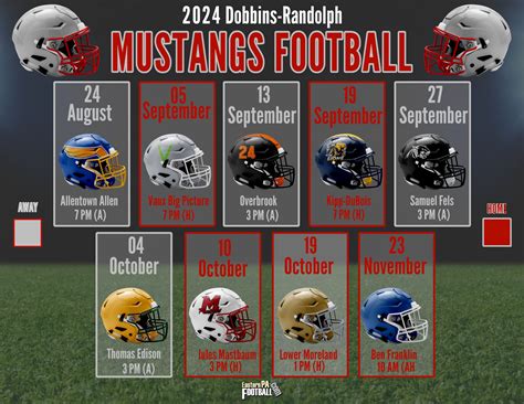 District 12 Schedules (2024 Graphics) – EasternPAFootball.com