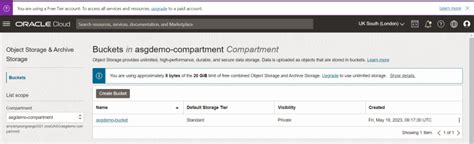 Image result for Oracle Digital Assistant Storage Object Bucket