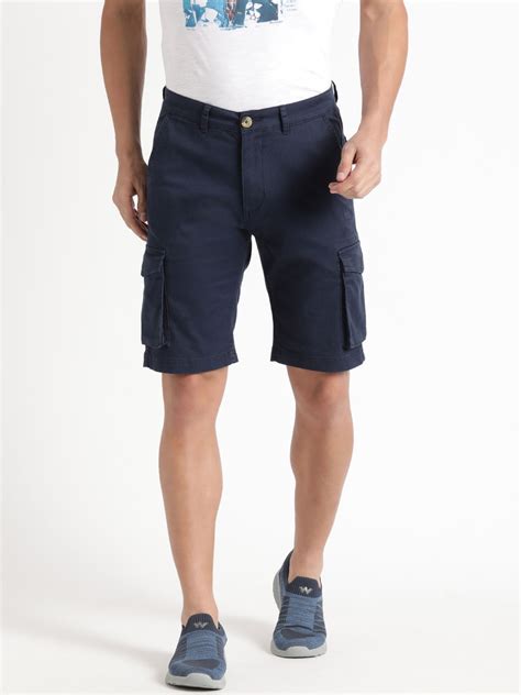 Buy Wildcraft Java 6 Pocket Cargo Short-Navy Blue Online