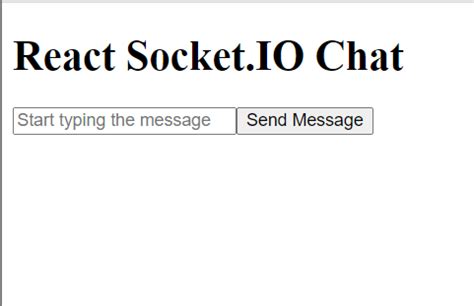React Express API Chat Socket.io Tutorial 的图像结果