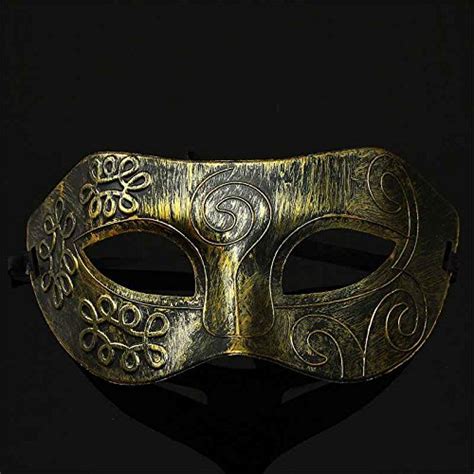 PartyToko Men's Archaize Venetian Style Theater Masquerade Mask Cool ...
